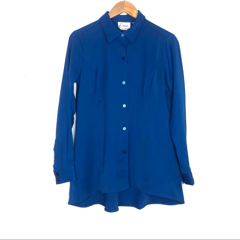 LÍNEA BY LOUIS DELL’OLIO HI LOW BUTTON DOWN SHIRT